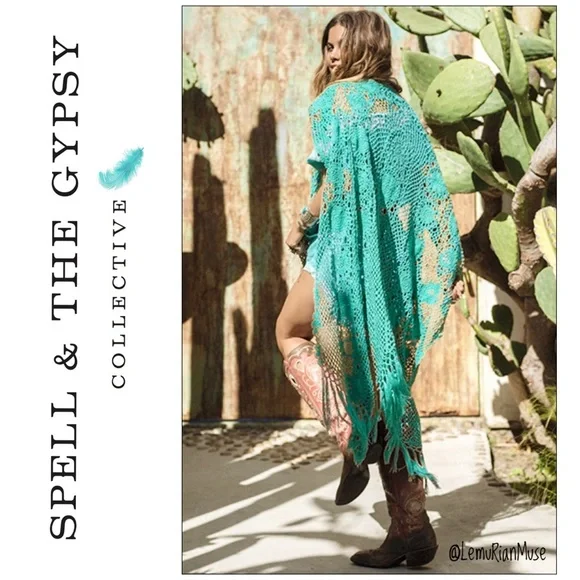 Spell | Sweaters | Rare Spell The Gypsy Crocheted Mermaid Coat